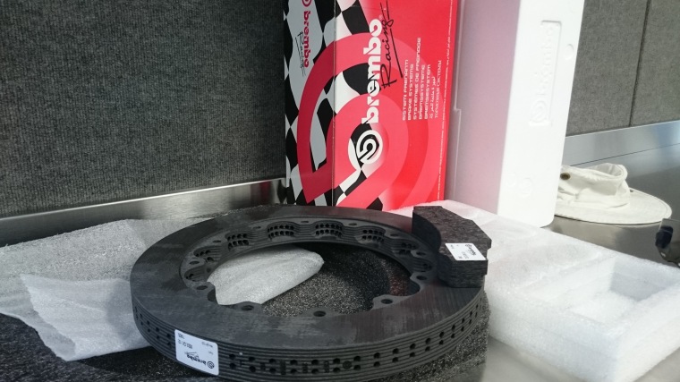Brembo Racing IndyCar Carbon racing discs & pads